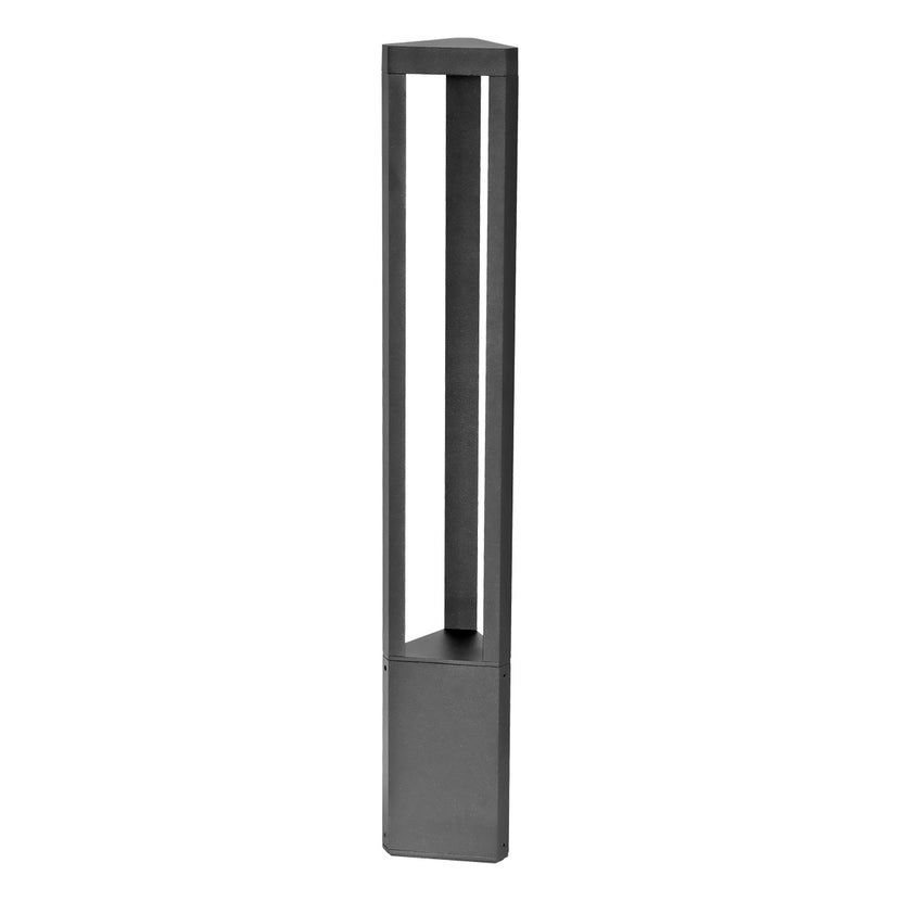 EVN LED Wegeleuchte anthrazit dreieckig 104x104x650mm 7W 3000K 481lm 41-80° 100-240V IP54