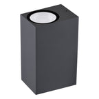 EVN LED 2-flammige Wandleuchte anthrazit rechteckig 150x68x95mm 6W 3000K 145lm 21-40° 100-240V IP54