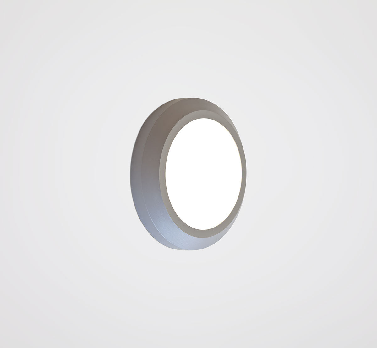 EVN LED Leuchte grau rund 150x27mm 3W 3000K 200lm >80° 230V IP65