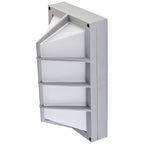 EVN LED Leuchte grau rechteckig 282x160x125mm 9W 3000K 675lm >80° 220-240V IP54