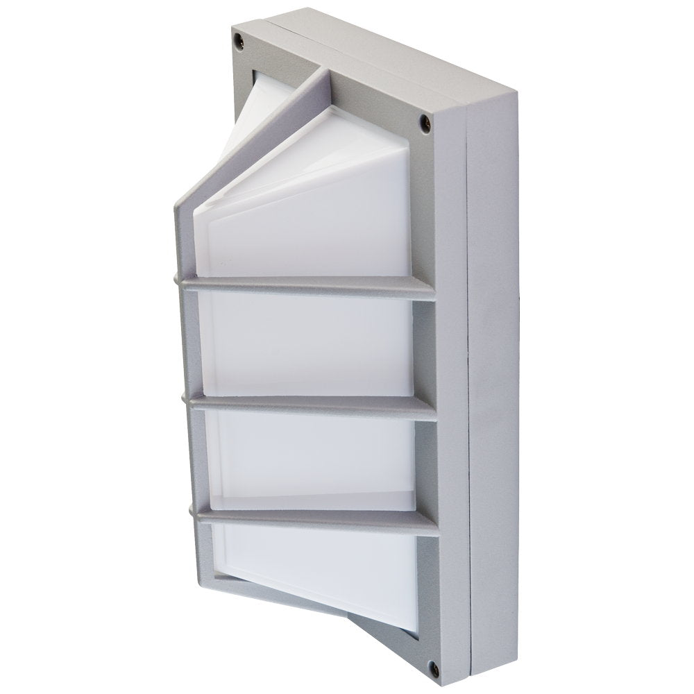EVN LED Leuchte grau rechteckig 282x160x125mm 9W 3000K 675lm >80° 220-240V IP54