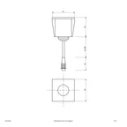 EVN Power-LED Bodeneinbauleuchte Edelstahl Optik viereckig 35x35x40mm 1W 3000K 100lm >80° 12V IP67