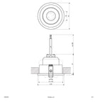 EVN Power-LED Leuchte weiß schwenkbar rund 52x44mm 3W 3000K 170lm 21-40° IP20