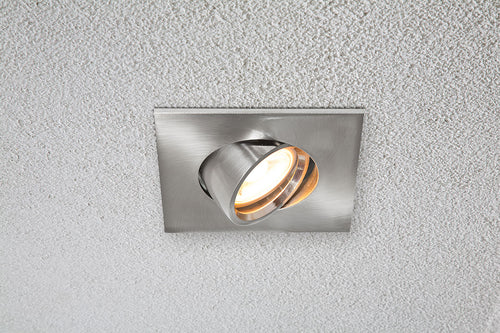 EVN Leuchte Chrom schwenkbar viereckig 102x102x43mm 12V IP20