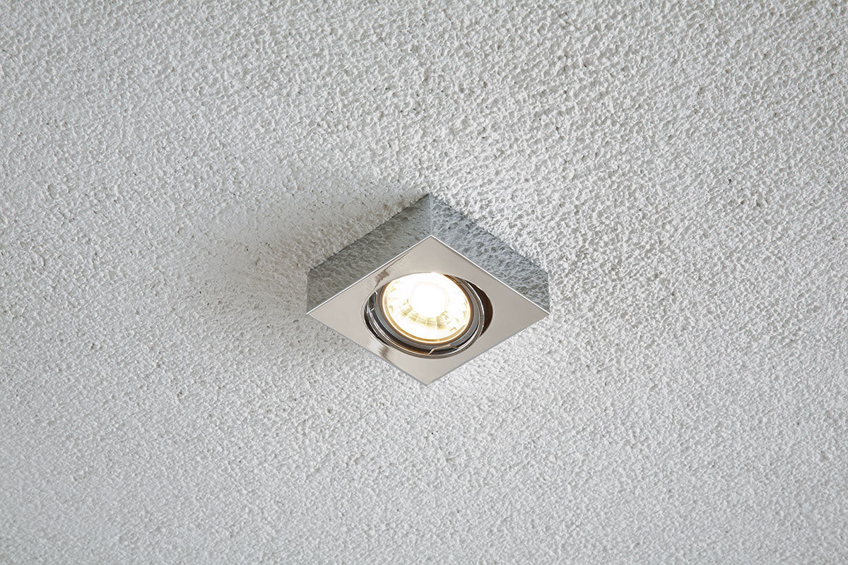 EVN Leuchte Chrom schwenkbar viereckig 79x79x47mm 12V IP20