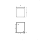 EVN LED Leuchte weiß rechteckig 160x200x52mm 6W 3000K 312lm >80° 100-240V IP54
