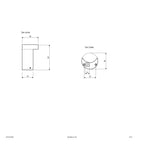 EVN Power-LED Pollerleuchte anthrazit rund 90x141mm 7W 3000K 427lm >80° 100-240V IP54