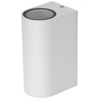 EVN 2-flammige Wandleuchte weiß halbrund 150x68x93mm 220-240V IP44