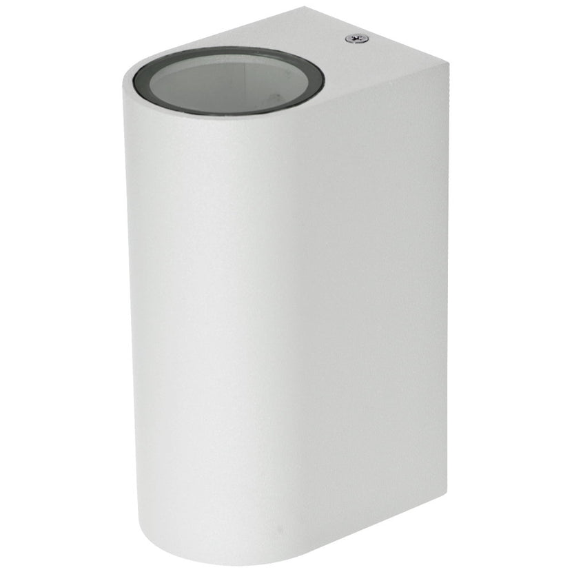 EVN 2-flammige Wandleuchte weiß halbrund 150x68x93mm 220-240V IP44
