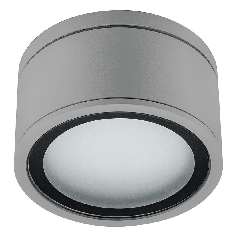 EVN Anbauleuchte grau rund 108x63mm 230V IP54