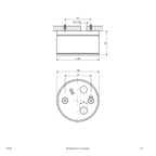 EVN Anbauleuchte grau rund 108x63mm 230V IP54