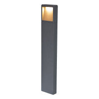 EVN LED Wegeleuchte anthrazit rechteckig 120x40x650mm 6W 3000K 218lm 41-80° 200-240V IP54