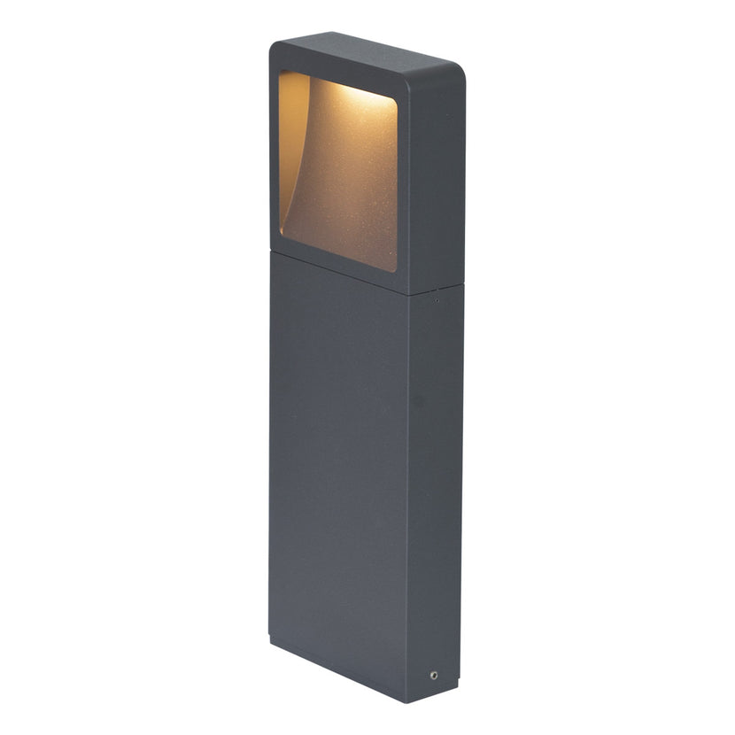EVN LED Wegeleuchte anthrazit rechteckig 120x40x350mm 6W 3000K 218lm 41-80° 200-240V IP54