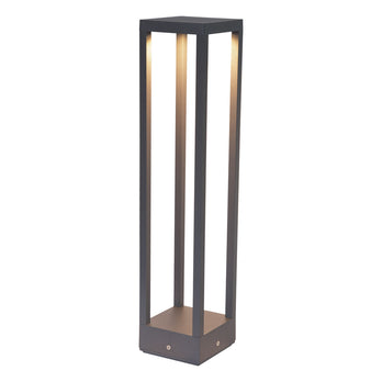 EVN LED Wegeleuchte anthrazit viereckig 140x140x650mm 15W 3000K 818lm 41-80° 200-240V IP54
