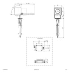 EVN LED Spot anthrazit drehbar schwenkbar viereckig 81x81x117mm 9W 3000K 512lm 21-40° 200-240V IP65 mit Erdspieß