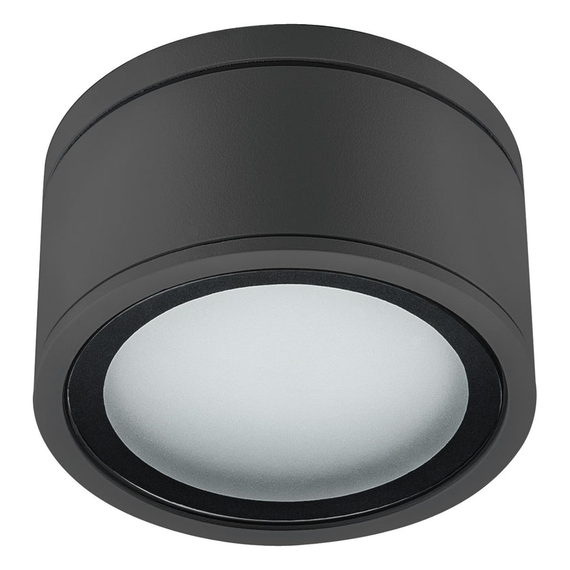 EVN Anbauleuchte anthrazit rund 108x63mm 230V IP54