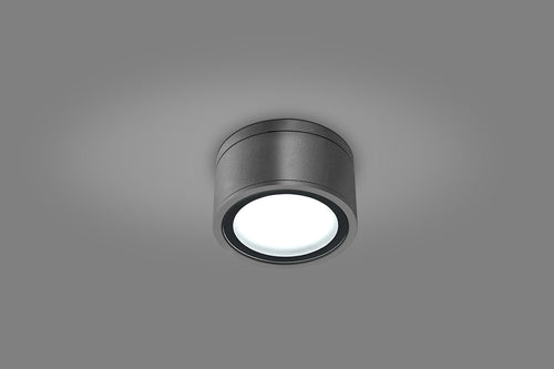 EVN Anbauleuchte anthrazit rund 108x63mm 230V IP54