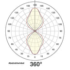 EVN LED 2-flammige Leuchte anthrazit rechteckig 160x100x66mm 12W 4000K 469lm >80° 100-240V IP54