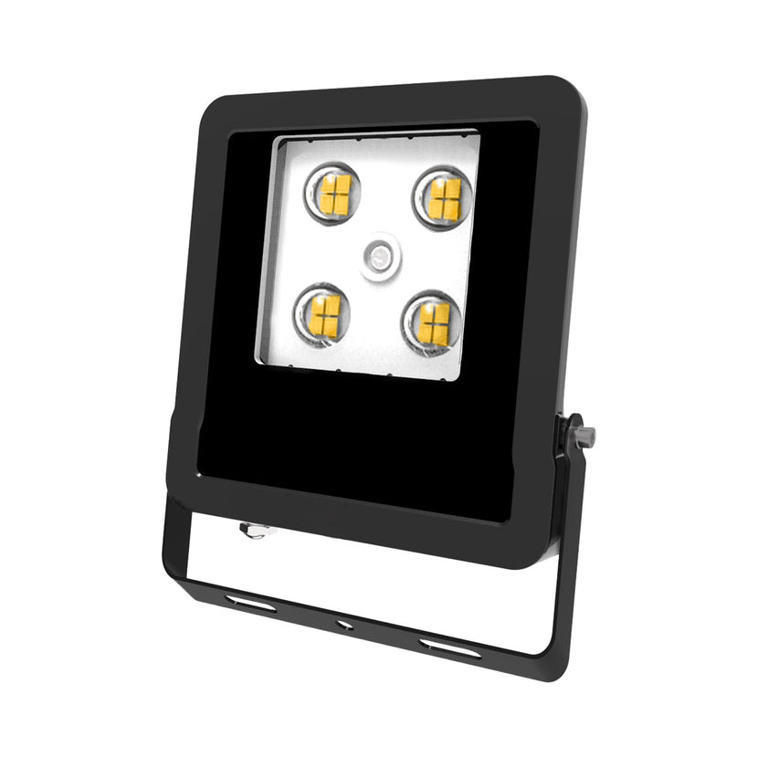 EVN LED Strahler schwarz schwenkbar rechteckig 125x28x152mm 10W 3000K 1150lm >80° 220-240V IP65
