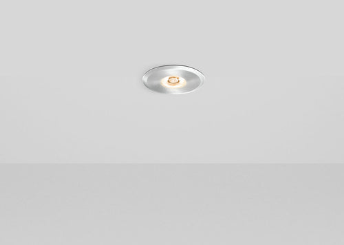 EVN LED Leuchte Aluminium poliert rund 82x20mm 6W 3000K 480lm 21-40° 220-240V IP20