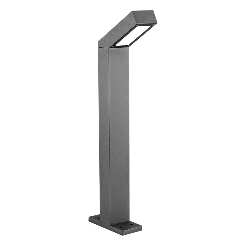 EVN LED Wegeleuchte anthrazit rechteckig 170x76x650mm 9W 3000K 210lm >80° 200-240V IP54