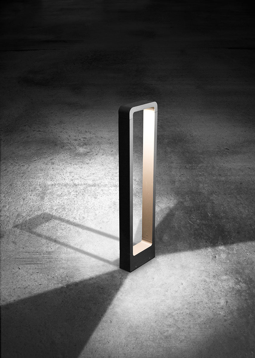 EVN Power-LED Wegeleuchte anthrazit schwenkbar rechteckig 160x54x650mm 7W 3000K 497lm >80° 220-240V IP54