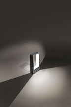 EVN Power-LED Wegeleuchte anthrazit schwenkbar rechteckig 160x54x300mm 7W 3000K 497lm >80° 220-240V IP54