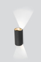 EVN LED Leuchte anthrazit halbrund 240x120x117mm 12W 3000K 362lm 41-80° 100-240V IP54