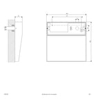 EVN LED Leuchte anthrazit viereckig 160x160x30mm 3W 3000K 298lm 41-80° 100-240V IP54