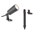 EVN LED Spot anthrazit(V4A) schwenkbar rund 56mm 5W 3000K 450lm 41-80° 220-240V IP65 mit Erdspieß