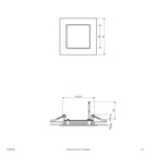 EVN LED Panel weiß viereckig 93x93x25mm 5W 4000K 372lm >80° IP20