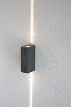 EVN Power-LED Leuchte anthrazit rechteckig 150x50x78mm 6W 3000K 180lm <5° 100-240V IP54