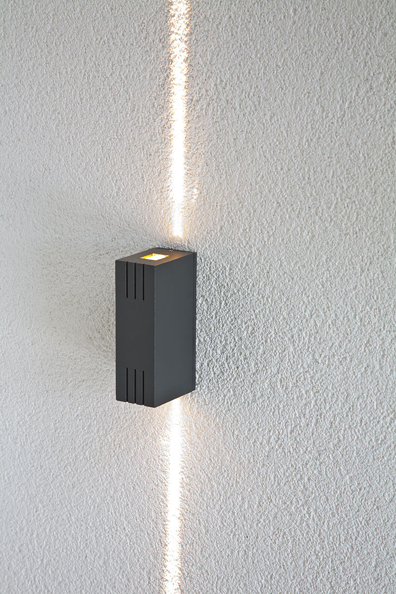 EVN Power-LED Leuchte anthrazit rechteckig 150x50x78mm 6W 3000K 180lm <5° 100-240V IP54