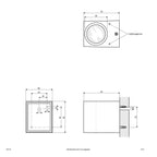EVN 1-flammige Leuchte anthrazit rechteckig 80x68x93mm 220-240V IP44