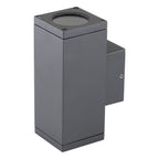 EVN 2-flammige Wandleuchte anthrazit rechteckig 155x63x96mm 220-240V IP54