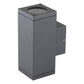 EVN 2-flammige Wandleuchte anthrazit rechteckig 155x63x96mm 220-240V IP54