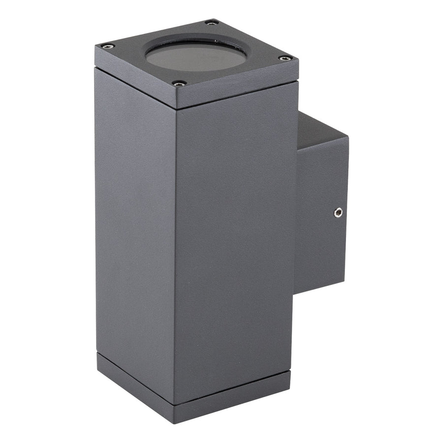 EVN 2-flammige Wandleuchte anthrazit rechteckig 155x63x96mm 220-240V IP54