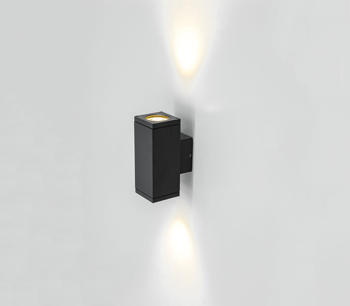 EVN 2-flammige Wandleuchte anthrazit rechteckig 155x63x96mm 220-240V IP54