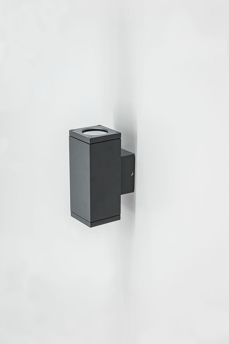 EVN 2-flammige Wandleuchte anthrazit rechteckig 155x63x96mm 220-240V IP54