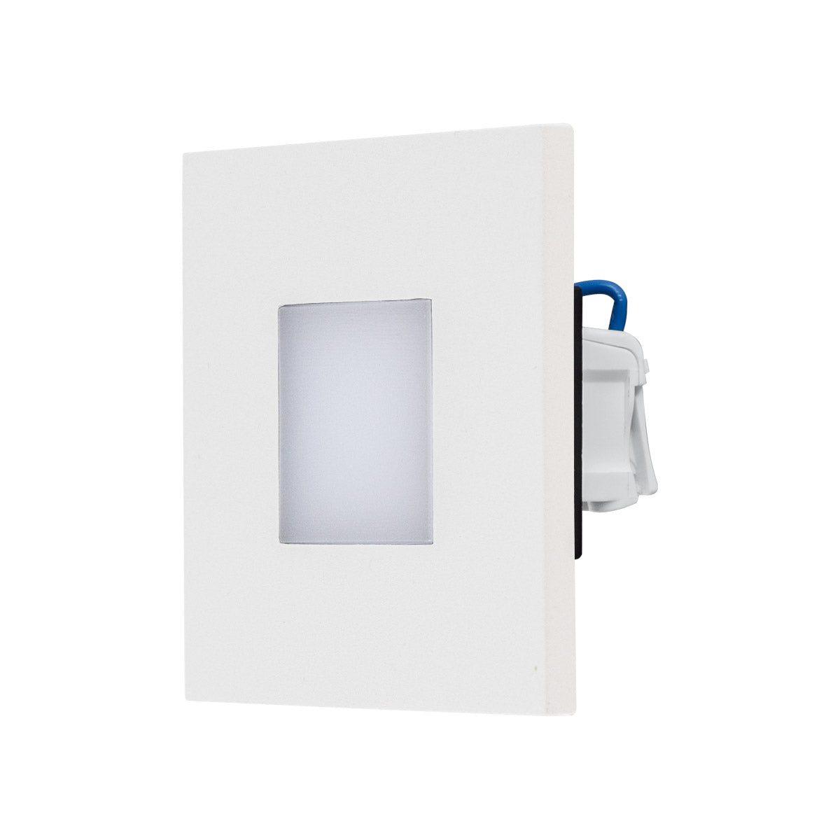EVN LED Leuchte weiß(V4A) viereckig 76x76x40mm 1,8W 3000K 55lm 220-240V IP44