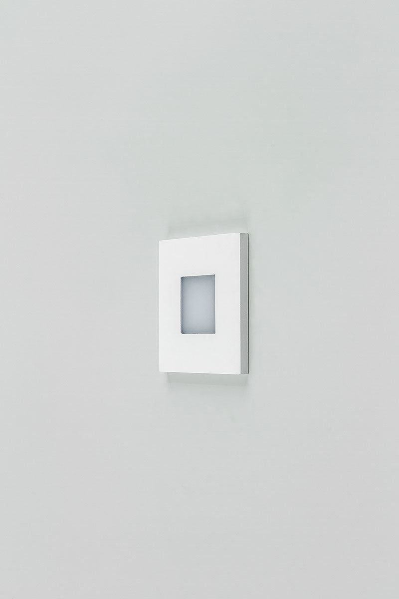 EVN LED Leuchte weiß(V4A) viereckig 76x76x40mm 1,8W 3000K 55lm 220-240V IP44