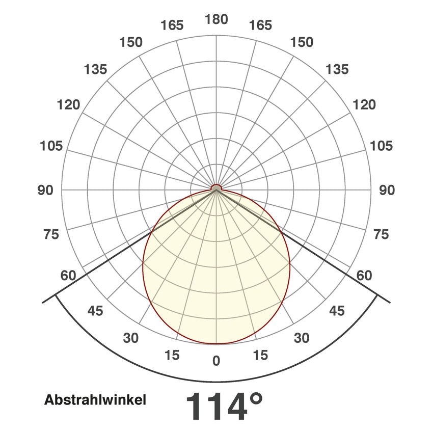 EVN LED Leuchte Edelstahl Optik rund 76x40mm 1,8W 3000K 55lm 220-240V IP44