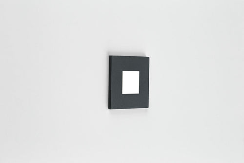 EVN LED Leuchte anthrazit(V4A) viereckig 76x76x40mm 1,8W 3000K 55lm 220-240V IP44