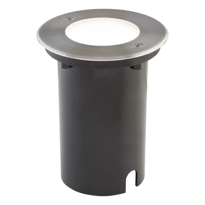 EVN Power-LED Bodeneinbauleuchte Edelstahl Optik rund 125x157mm 11W 4000K 880lm 41-80° 100-240V IP67