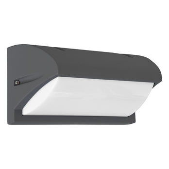 EVN LED Leuchte anthrazit rechteckig 125x250x116mm 10W 3000K 750lm >80° 220-240V IP54