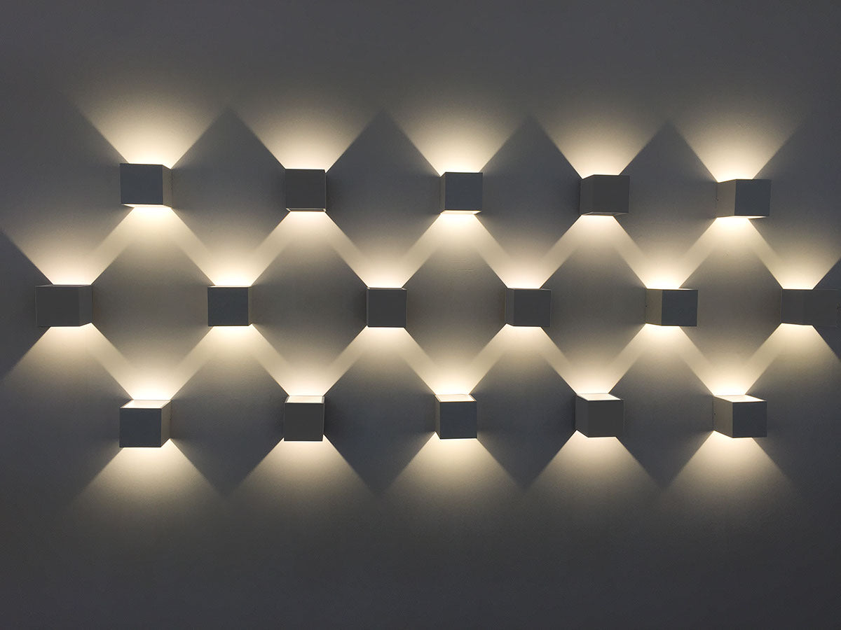 EVN LED Leuchte anthrazit verstellbar viereckig 100x100x100mm 6,2W 3000K 190lm 220-240V IP54