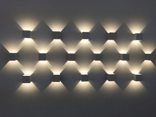 EVN LED Leuchte anthrazit verstellbar viereckig 100x100x100mm 6,2W 3000K 190lm 220-240V IP54