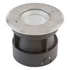 EVN LED Bodeneinbauleuchte Edelstahl Optik rund 120x94mm 3W 3000K 235lm 41-80° 100-240V IP67