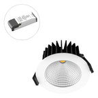 EVN LED Downlight weiß rund 103x60mm 15W 3000K 1432lm 41-80° 220-240V IP44