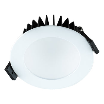 EVN LED Downlight weiß rund 103x40mm 15W 3000K 471 bis 850lm >80° 24V IP44